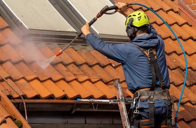 Démoussage et hydrofuge de toiture à Cabourg